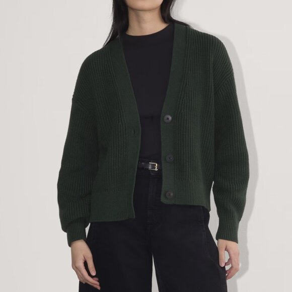Everlane The Boxy Cardigan in Organic Cotton - Picture 2 of 7